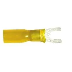 20 x cosse fourche 5 bleue étanche - Thermo-rétractable