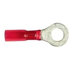 20 x cosse ronde 8 jaune étanche -   Thermo-rétractable