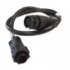 Adaptateur de sonde mono ou bi-fréquences à prise Xsonic Navico (5 à 9 Broches) vers prise sondeur Bleue Navico (5 à 7 Broches)