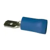 Boîte 100 cosses mâle plates 6.3mm BLEU standard