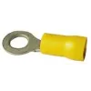 Boîte 100 cosses rondes 8mm jaune - standard