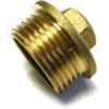 Bouchon mâle laiton 1''