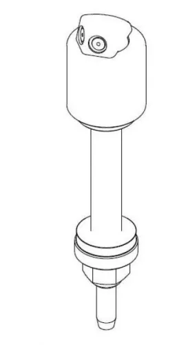 Buse lave-glace traverse de cloison