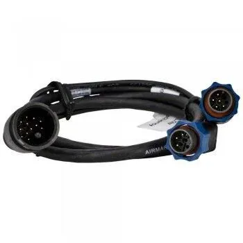 Mix&Match : Câble adaptateur de 1m pour sonde CHIRP 12MM vers double prises sondeur Navico Bleue