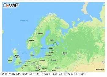 Carte C-MAP® Discover™ Lac Chudskoe / Peipsi / Golf de Finlande