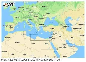 Carte C-MAP® Discover™ Méditerranée Sud-Est