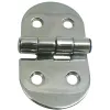 Charnière inox poli 38.5x70x2mm
