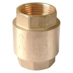 Clapet à ressort femelle/femelle laiton Ø 1/2''
