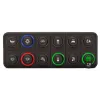Clavier de commande Powerkey Pro à 12 touches RGB de Ø15mm, avec protocole J1939, sans ses pastilles gravées