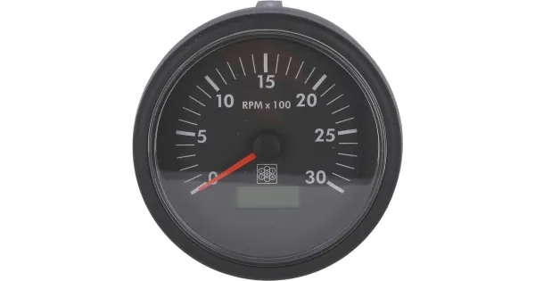 VISLONE Compte-tours universel pour voiture de 3,75 '' en fibre de carbone indicateur blanc Inter Shift 0-8000 RPM