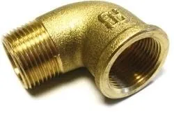 Coude mâle/femelle laiton 1''