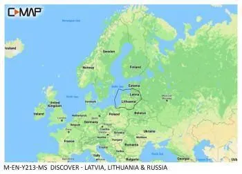 Carte C-MAP® Discover™ Lettonie / Lituanie / Russie
