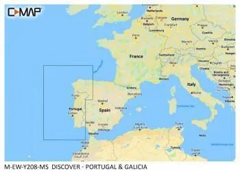 Carte C-MAP® Discover™ Portugal & Galice