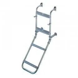 Echelle inox pliable 1+2 marches