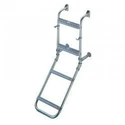 Echelle inox pliable 2+2 marches