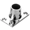 Embase rectangulaire 90° - tube 25mm 1