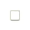 Enjoliveur simple blanc 60x60mm