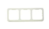 Enjoliveur triple blanc 60x166mm