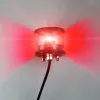 FEU LED SERIE 580 TOUT HORIZON ROUGE 360° Boitier noir