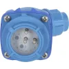 Fiche 2P+T mâle 16/30A 230V