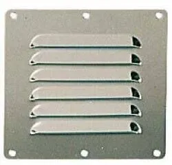 Grille de ventilation INOX 115x127mm