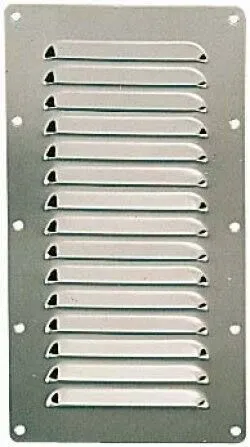 Grille de ventilation INOX 232X127mm