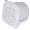Grilles à manchonner 92X92mm blanc