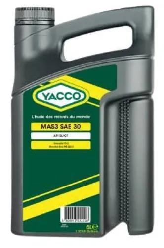 Huile YACCO MAS 3 SAE 30 - 5L