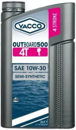 Huile Yacco Outboard 500 4T 10W30 - 2L