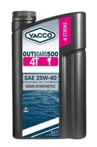 Huile Yacco Outboard 500 4T 25W40 - 5L