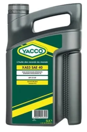 Huile YACCO XAS 3 SAE 40 - 5L