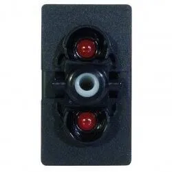 INTERRUPTEUR ON-OFF-ON 1 PÔLE LUMINEUX 12V