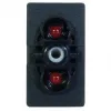 INTERRUPTEUR ON-OFF-ON 1 PÔLE LUMINEUX 12V