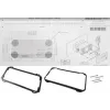 Kit d'encastrement pour VHF Lowrance® LINK-9