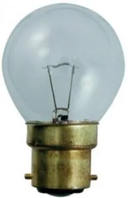 Lampe B22 sphérique 24V 40W