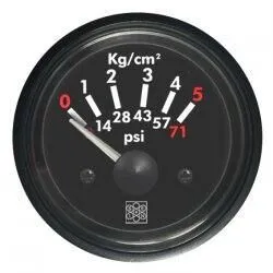Manomètre 0-5 bar 24V - Diam 52mm