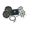 Pack KMC5 + 4 Haut-parleurs 6.5'' Sport + Antenne 4x25Wr + 4x5m câble HP