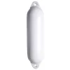 Pare-battage cylindrique blanc / 2 anneaux blancs Ø300 x L900mm