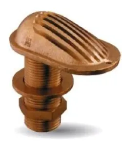 Passe-coque crépine laiton Ø filetage 1''1/4