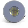 Plafonnier 10 LED lentille opaque 12-24V Ø 70mm