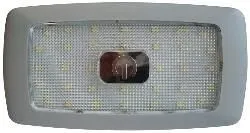 Plafonnier extra-plat 34 leds 24V + inter