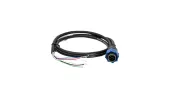 Prise Bleue : Câble Adaptateur de sonde (fils dénudés) vers prise Sondeur Navico Bleue 5 à 7 Broches