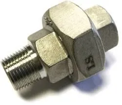 Raccord union mâle/femelle inox 1''1/4