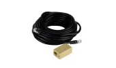 Rallonge de 8m du câble de communication SiCom RJ9-RJ9 avec adaptateur RJ F/F