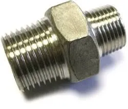 Réduction mâle/mâle inox 3/8'' 1/4''