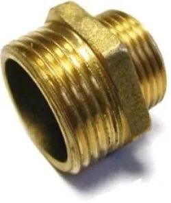 Réduction mâle/mâle laiton 1''1/2 1''1/4