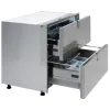 Réfrigérateur 2 tiroirs 190L Inox Clean Touch