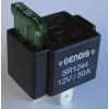 Relais contacteur avec fusible 4 bornes 12V/30A fixation