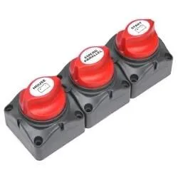 Set de 3 coupe-batteries