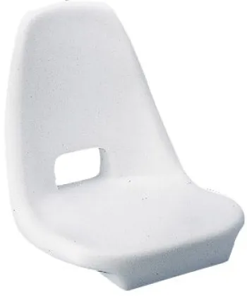 Siège polyéthylène blanc